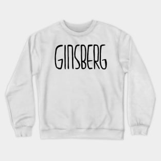 American Writer, Beat Poet, Ginsberg Crewneck Sweatshirt